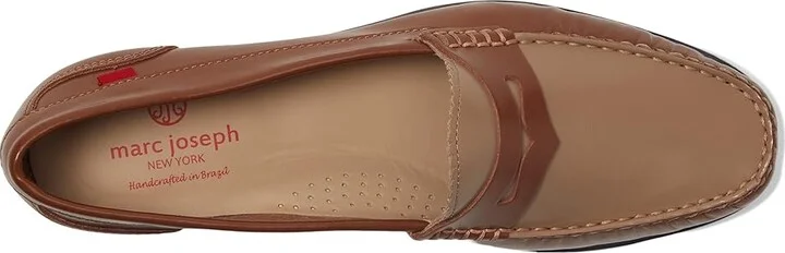 Marc Joseph New York East Village 2.0 Women's Shoes Cognac & Sand Pollished Napa : 8.5 M, Leather - Image 2