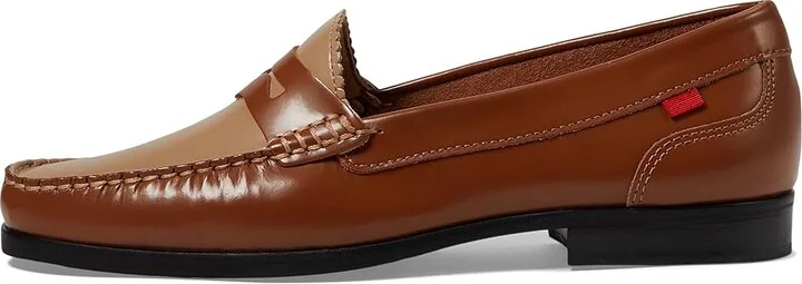 Marc Joseph New York East Village 2.0 Women's Shoes Cognac & Sand Pollished Napa : 8.5 M, Leather - Image 6