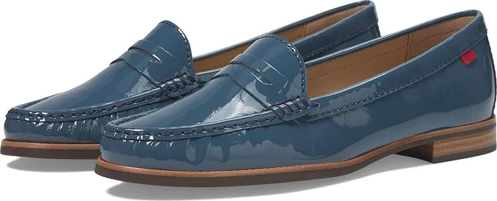 Marc Joseph New York East Village Women's Shoes Atlantic Blue Patent : 5 M, Leather/Patent Leather