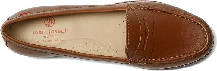 Marc Joseph New York East Village Women's Shoes Cognac Burnished Napa : 9.5 M, Patent Leather - Image 2