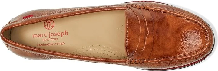 Marc Joseph New York East Village Women's Shoes Cognac Stained Patent : 6.5 M, Patent Leather - Image 2