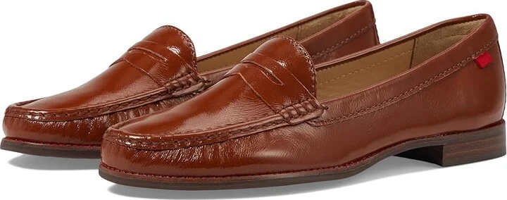 Marc Joseph New York East Village Women's Shoes Cognac Svelte Patent : 5 M, Leather/Patent Leather