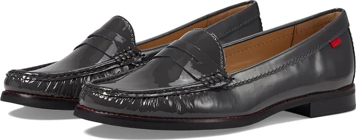 Marc Joseph New York East Village Women's Shoes Grey Patent : 5.5 M, Leather/Patent Leather