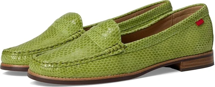 Marc Joseph New York East Village Women's Shoes Lime Snake : 8.5 M, Patent Leather