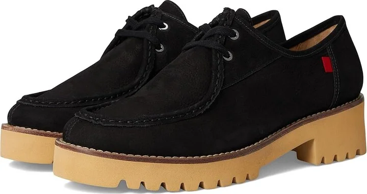 Marc Joseph New York Eleanor ST Women's Flat Shoes Black Italo Grainy : 10.5 M, Leather