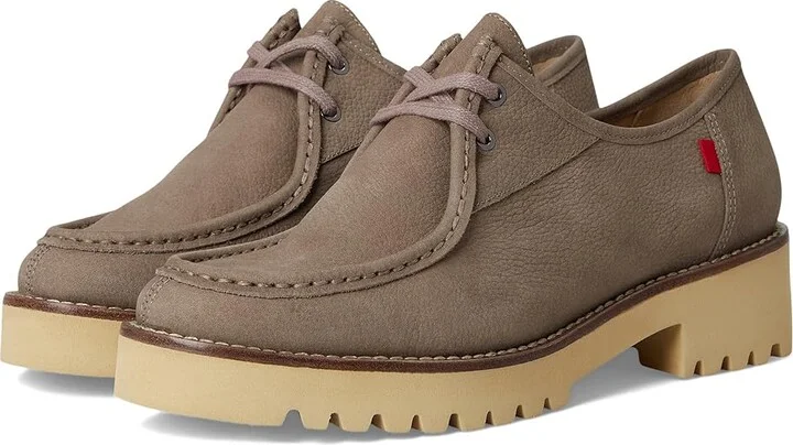 Marc Joseph New York Eleanor ST Women's Flat Shoes Taupe Italo Grainy : 6.5 M, Leather