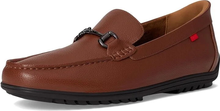 Marc Joseph New York Elliot Road (Hands Free Technology) Men's Slip on Shoes Cognac : 10 M, Leather - Image 5
