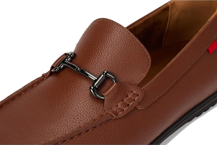 Marc Joseph New York Elliot Road (Hands Free Technology) Men's Slip on Shoes Cognac : 10 M, Leather - Image 7