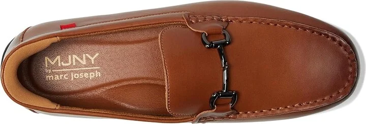 Marc Joseph New York Elliot Road (Hands Free Technology) Men's Slip on Shoes Cognac Leather : 8 M - Image 2