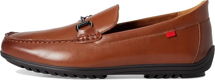 Marc Joseph New York Elliot Road (Hands Free Technology) Men's Slip on Shoes Cognac Leather : 8 M - Image 6
