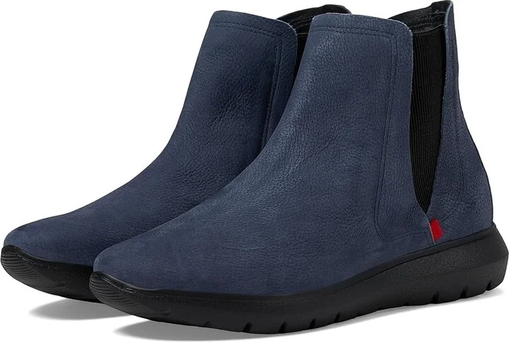 Marc Joseph New York Fairmount Ave Bootie Women's Shoes Denim Italo Grainy : 9.5 M, Leather