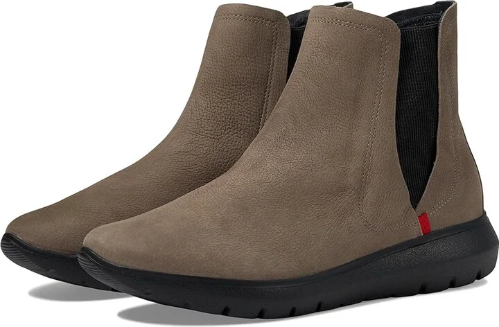 Marc Joseph New York Fairmount Ave Bootie Women's Shoes Taupe Italo Grainy : 7.5 M, Leather