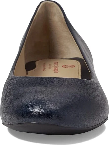 Marc Joseph New York Ferris Flat 2.0 Women's Flat Shoes Navy Napa Soft : 5 M, Leather - Image 2