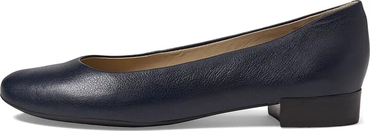 Marc Joseph New York Ferris Flat 2.0 Women's Flat Shoes Navy Napa Soft : 5 M, Leather - Image 5