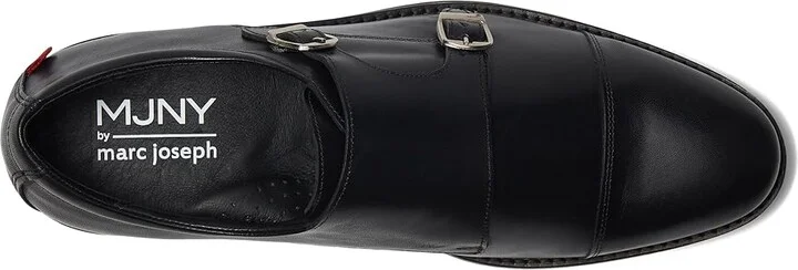 Marc Joseph New York Fulton Street Men's Lace Up Wing Tip Shoes Black Napa : 9.5 M, Leather - Image 2