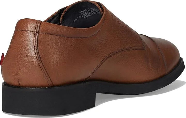 Marc Joseph New York Fulton Street Men's Lace Up Wing Tip Shoes Cognac Grainy : 8.5 M, Leather - Image 4