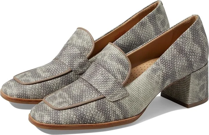 Marc Joseph New York Gardenia LN High Women's Heels Beige Lizard Embossed : 8.5 M, Leather