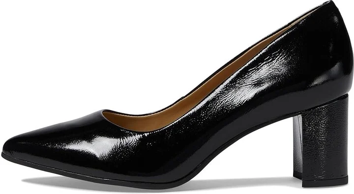Marc Joseph New York Garrett PL Pump Women's Shoes Black Svelte Patent : 6 M, Leather - Image 5