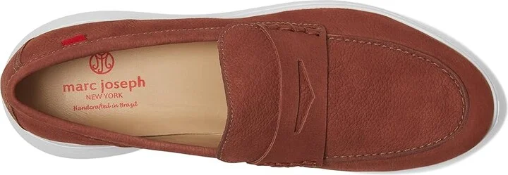 Marc Joseph New York Grace Street Women's Flat Shoes Argile Italo Grainy : 10 M, Leather - Image 2