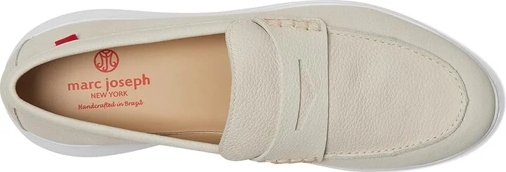 Marc Joseph New York Grace Street Women's Flat Shoes Birch Italo Grainy : 6.5 M, Leather - Image 2
