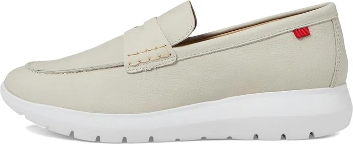 Marc Joseph New York Grace Street Women's Flat Shoes Birch Italo Grainy : 6.5 M, Leather - Image 6