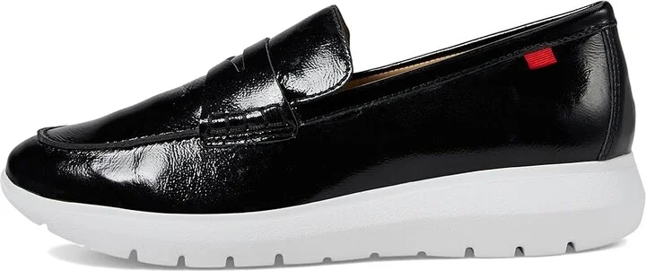Marc Joseph New York Grace Street Women's Flat Shoes Black Svelte Patent : 9 M, Leather - Image 6