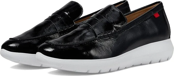 Marc Joseph New York Grace Street Women's Flat Shoes Black Svelte Patent : 9 M, Leather