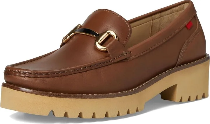 Marc Joseph New York Grand 2.0 Women's Flat Shoes Cognac Brushed Napa : 7.5 M, Leather - Image 5