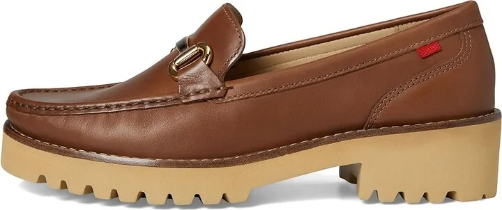 Marc Joseph New York Grand 2.0 Women's Flat Shoes Cognac Brushed Napa : 7.5 M, Leather - Image 6