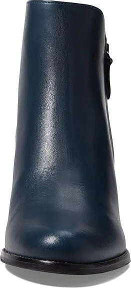 Marc Joseph New York Grand Central Bootie Women's Boots Navy Napa : 6.5 M, Leather - Image 2