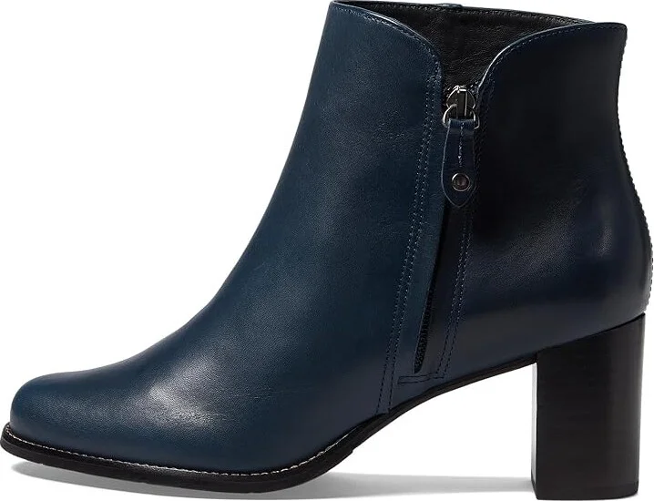 Marc Joseph New York Grand Central Bootie Women's Boots Navy Napa : 6.5 M, Leather - Image 5