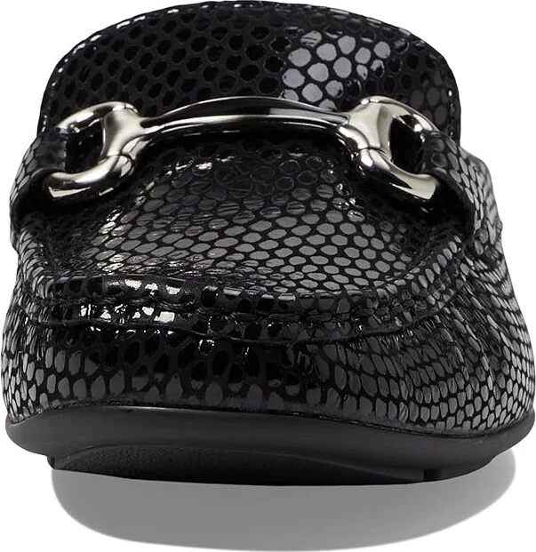 Marc Joseph New York Grand Mule Women's Flat Shoes Black Snake : 6.5 M, Leather/Rubber - Image 2