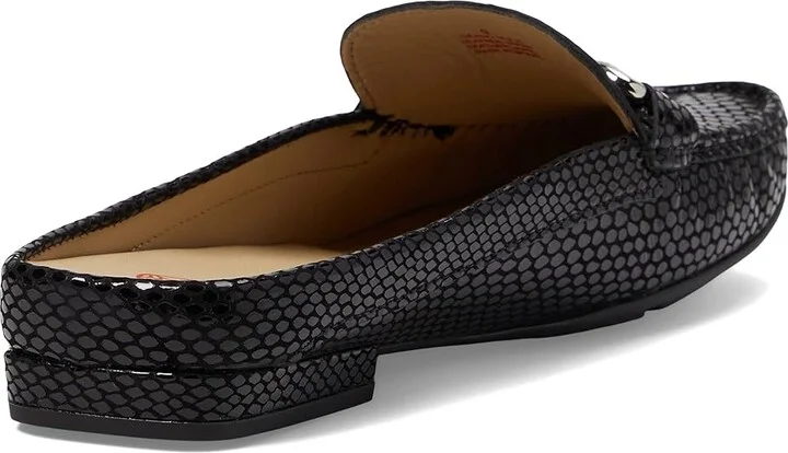 Marc Joseph New York Grand Mule Women's Flat Shoes Black Snake : 6.5 M, Leather/Rubber - Image 4