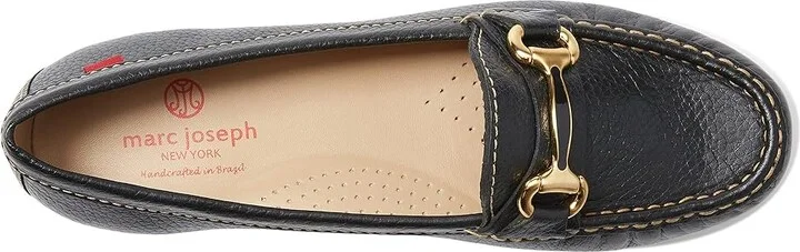 Marc Joseph New York Grand Street Women's Shoes Black Grainy : 5.5 M, Leather - Image 2