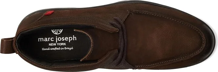 Marc Joseph New York Highland Pl Boot Men's Lace Up Wing Tip Shoes Brown Nubuck : 9 M, Lace/Leather - Image 2