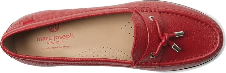 Marc Joseph New York Jackson Street Women's Shoes Red Grainy Leather : 6 M - Image 2
