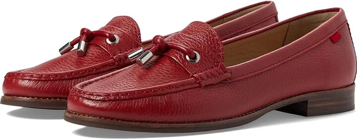 Red Grainy Leather