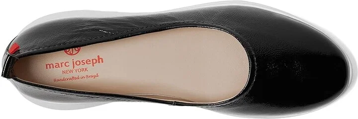 Marc Joseph New York Jamie Street Women's Flat Shoes Black Svelte Patent : 6.5 M, Leather - Image 2