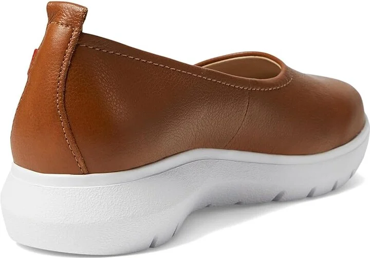 Marc Joseph New York Jamie Street Women's Flat Shoes Cognac Napa Soft : 8.5 M, Leather - Image 4