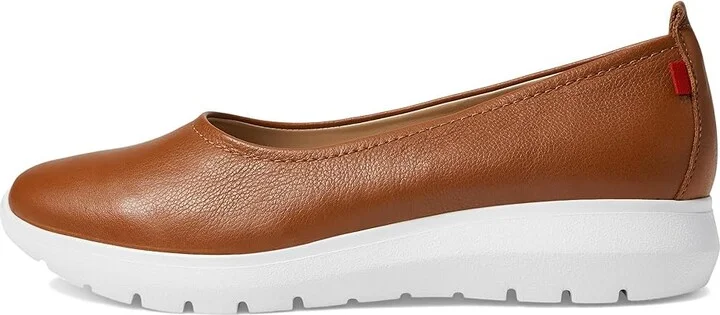 Marc Joseph New York Jamie Street Women's Flat Shoes Cognac Napa Soft : 8.5 M, Leather - Image 6