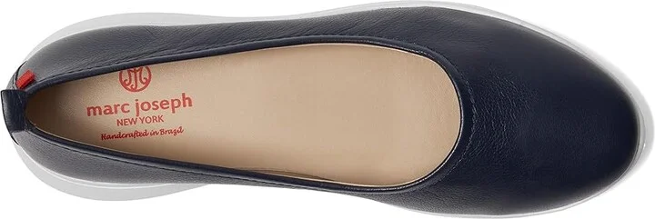 Marc Joseph New York Jamie Street Women's Flat Shoes Fast Blue Napa Soft : 7.5 M, Leather - Image 2
