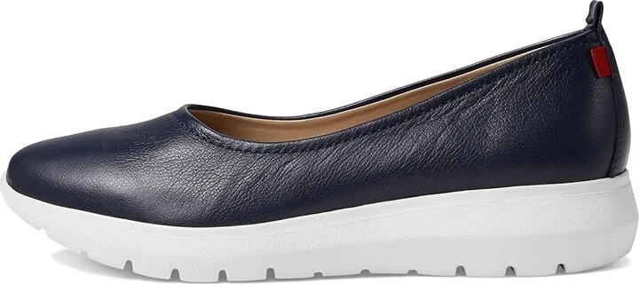 Marc Joseph New York Jamie Street Women's Flat Shoes Fast Blue Napa Soft : 7.5 M, Leather - Image 6