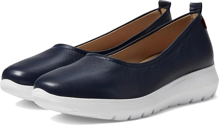 Marc Joseph New York Jamie Street Women's Flat Shoes Fast Blue Napa Soft : 7.5 M, Leather
