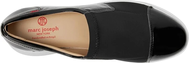 Marc Joseph New York Jay Street 2.0 Women's Walking Shoes Black Svelte Patent : 9 M, Leather/Textile - Image 2