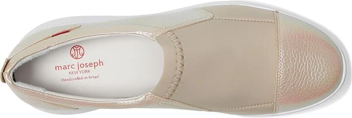 Marc Joseph New York Jay Street 2.0 Women's Walking Shoes Opal Glow Grainy : 7.5 M, Leather/Textile - Image 2