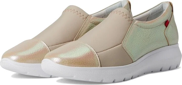 Marc Joseph New York Jay Street 2.0 Women's Walking Shoes Opal Glow Grainy : 7.5 M, Leather/Textile