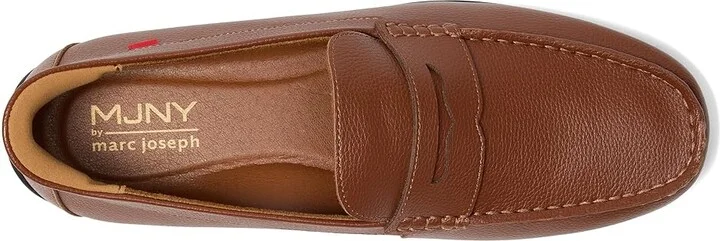 Marc Joseph New York John Street (Hands Free Technology) Men's Slip on Shoes Cognac : 10.5 M, Leather - Image 2