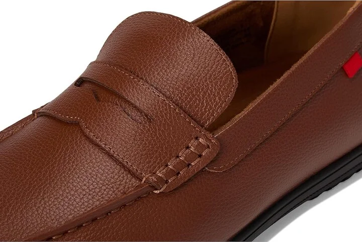 Marc Joseph New York John Street (Hands Free Technology) Men's Slip on Shoes Cognac : 10.5 M, Leather - Image 7