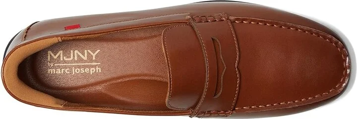 Marc Joseph New York John Street (Hands Free Technology) Men's Slip on Shoes Cognac Leather : 12 M - Image 2