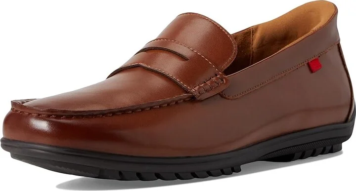 Marc Joseph New York John Street (Hands Free Technology) Men's Slip on Shoes Cognac Leather : 12 M - Image 5